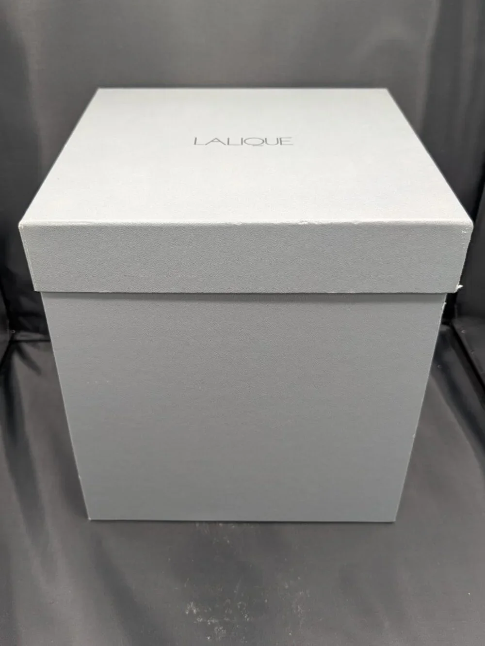 Vintage Lalique Crystal Martinets Vase with Box